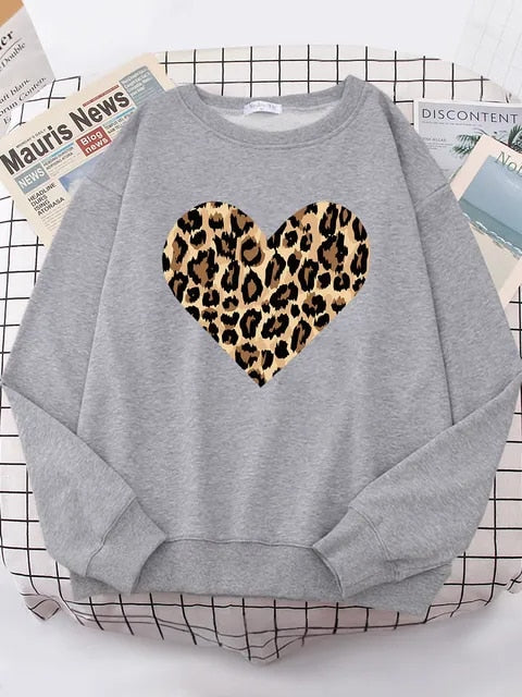 Cecilia – Stylish Love Pattern Sweatshirt for Women