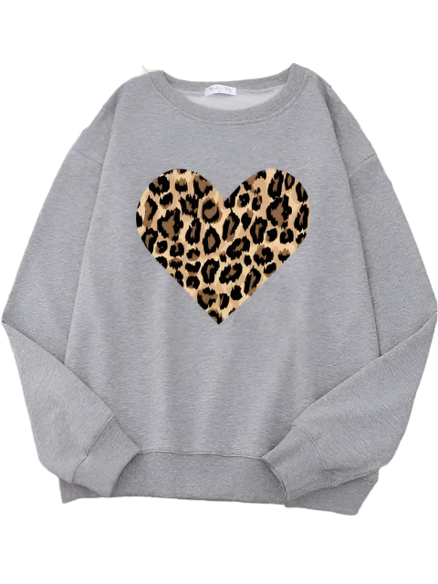 Cecilia – Stylish Love Pattern Sweatshirt for Women