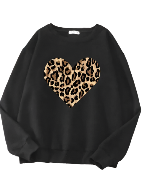 Cecilia – Stylish Love Pattern Sweatshirt for Women