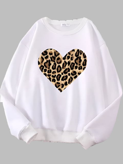 Cecilia – Stylish Love Pattern Sweatshirt for Women