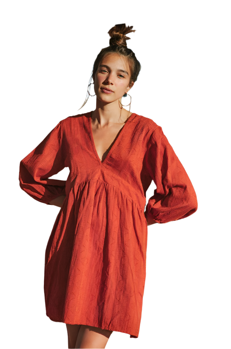 Eloisa – Women’s Embroidered Cotton Dress