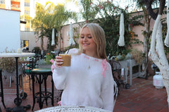 Isabella – Feminine Off-Shoulder Knit Top for Women
