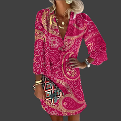 Amora – Comfortable Women's Pink Dress