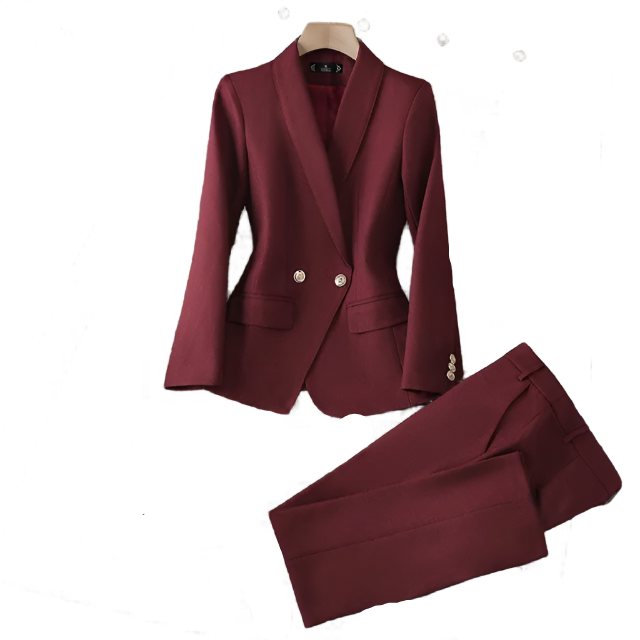Mitch – Women’s Chic Set With Blazer And Pants