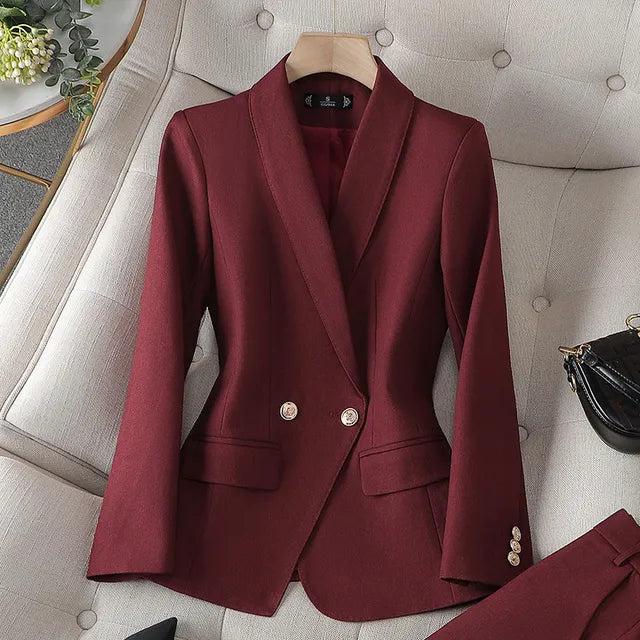 Mitch – Women’s Chic Set With Blazer And Pants