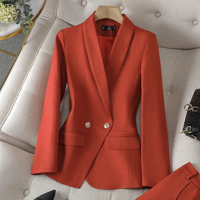 Mitch – Women’s Chic Set With Blazer And Pants