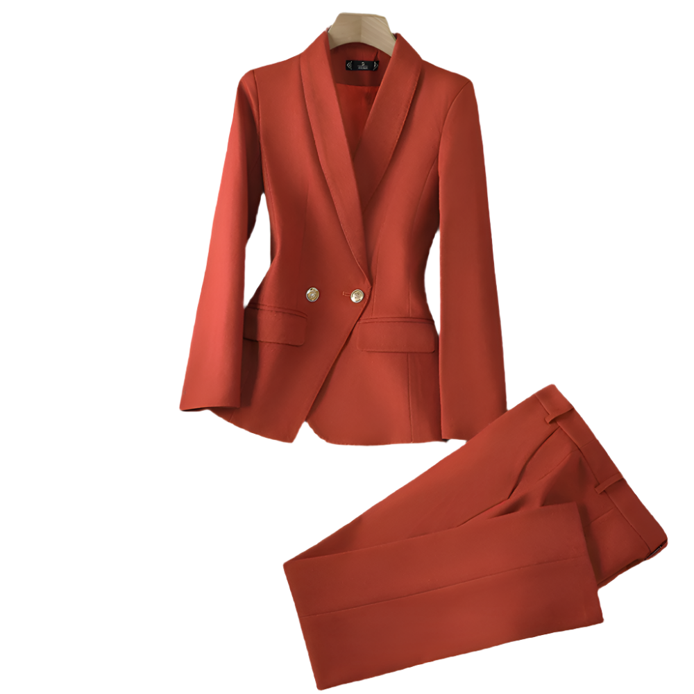 Mitch – Women’s Chic Set With Blazer And Pants
