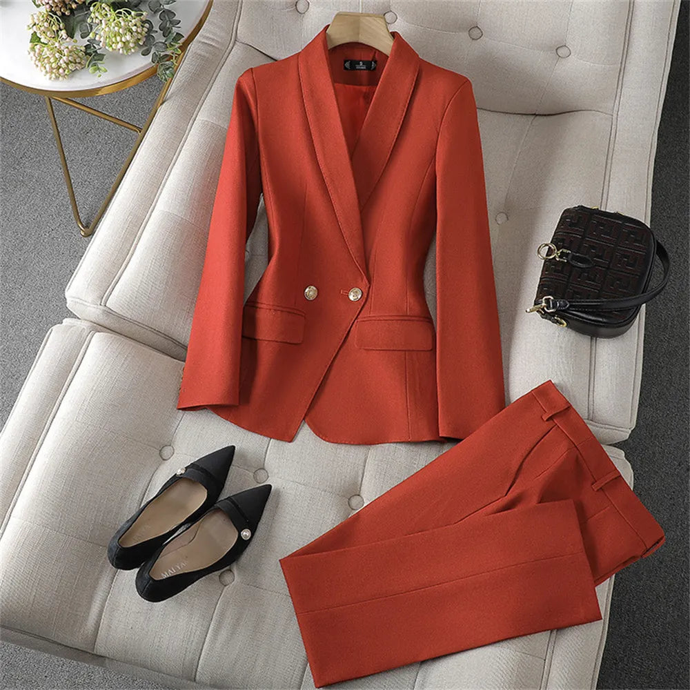 Mitch – Women’s Chic Set With Blazer And Pants
