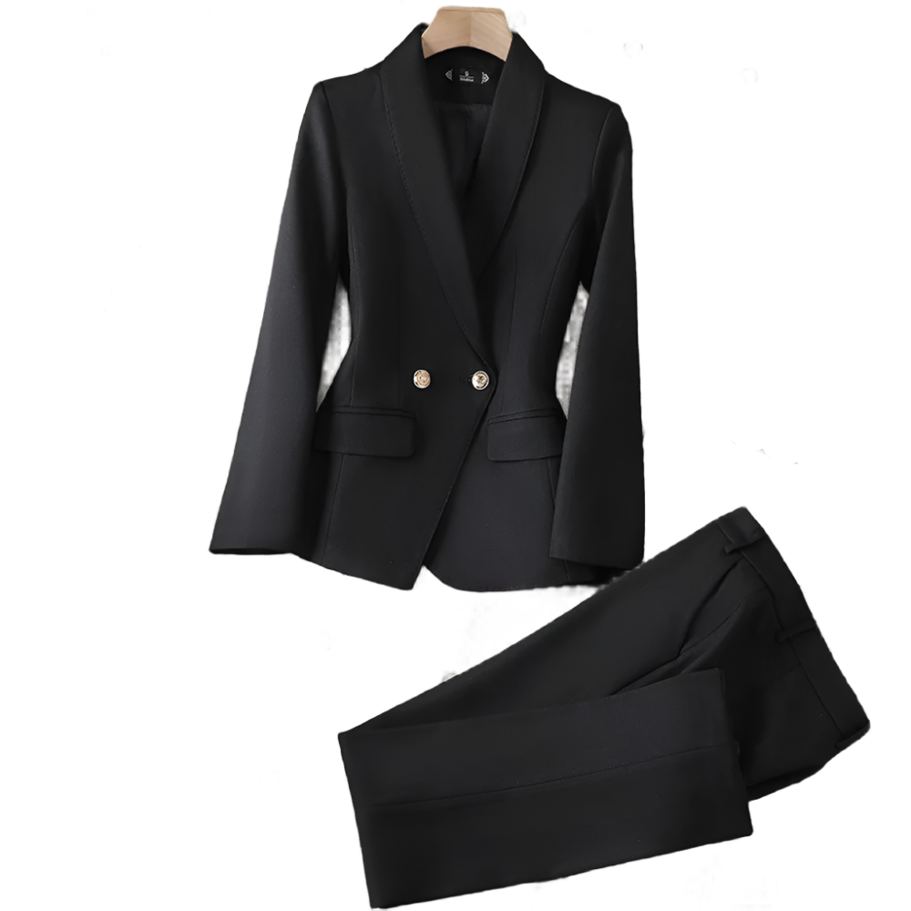 Mitch – Women’s Chic Set With Blazer And Pants