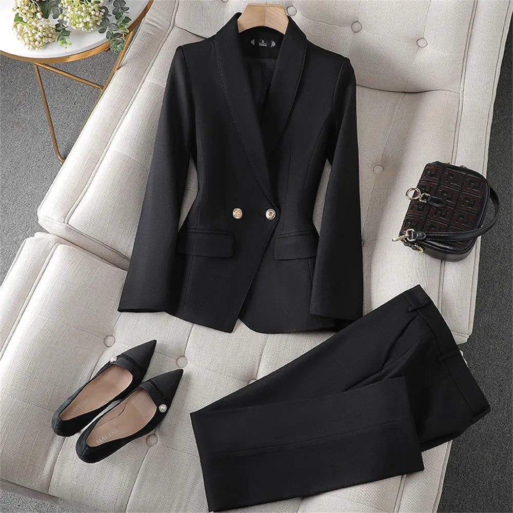 Mitch – Women’s Chic Set With Blazer And Pants