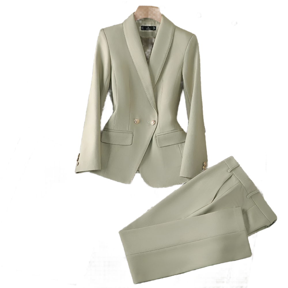 Mitch – Women’s Chic Set With Blazer And Pants