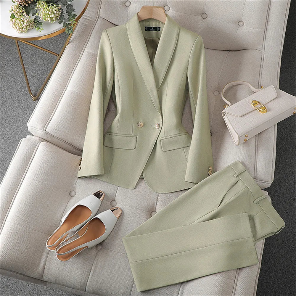 Mitch – Women’s Chic Set With Blazer And Pants