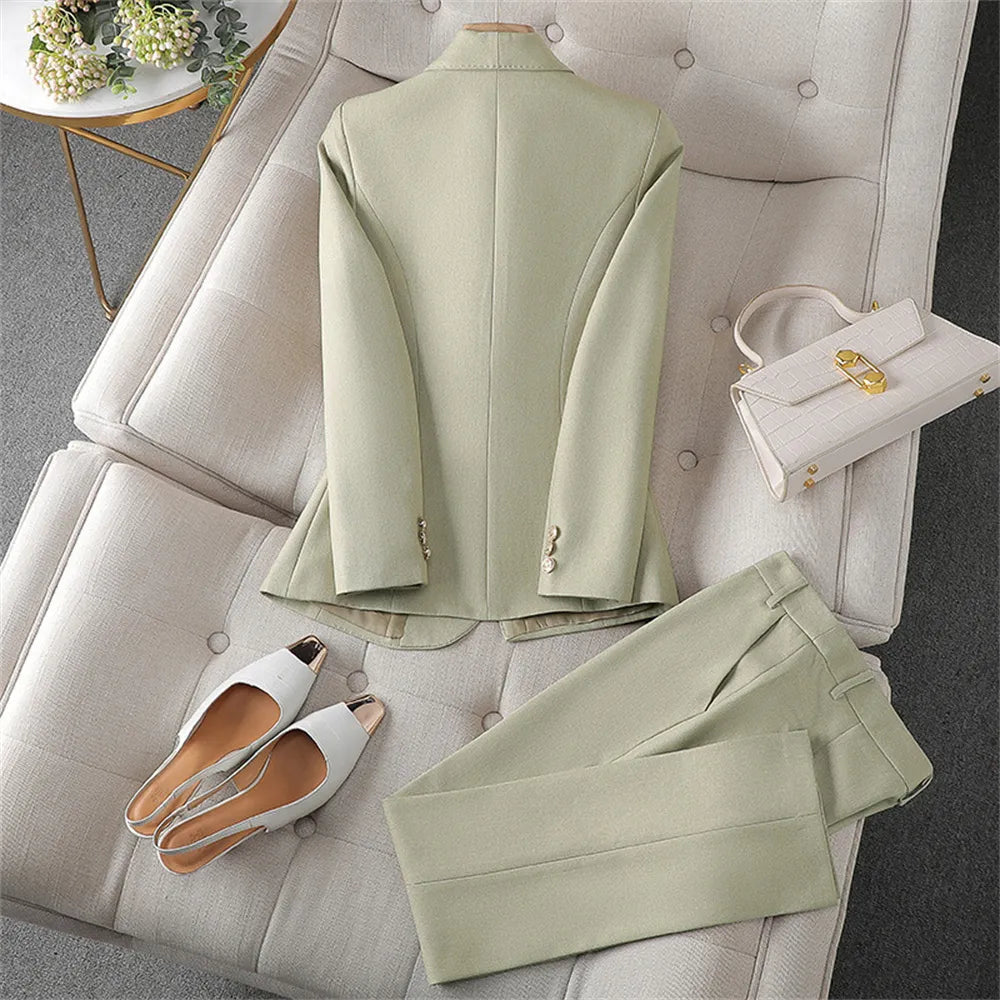 Mitch – Women’s Chic Set With Blazer And Pants