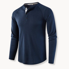 Roca – Classic Fit Men’s Slim Henley Shirt