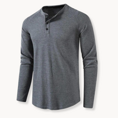 Roca – Classic Fit Men’s Slim Henley Shirt