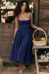 Isabella – Enchanting Summer Corset Midi Dress for Women