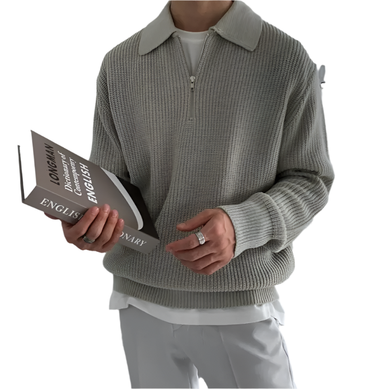 Roger – Classic Men’s Quarter-Zip Pullover