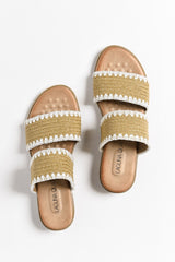 Ellery – Woven Slide Sandals for Women