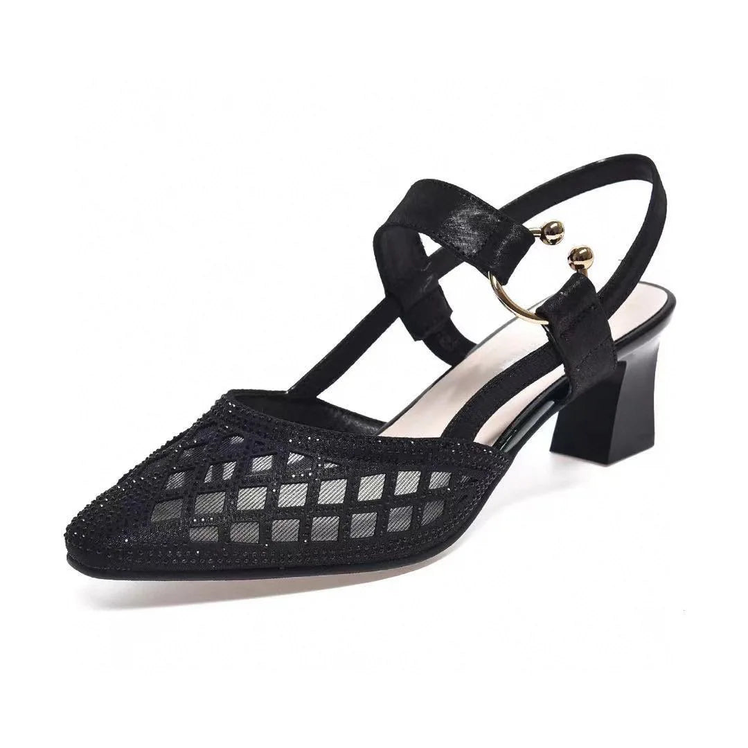 Gabriella – Elegant Pointed Leather Women’s Sandals 