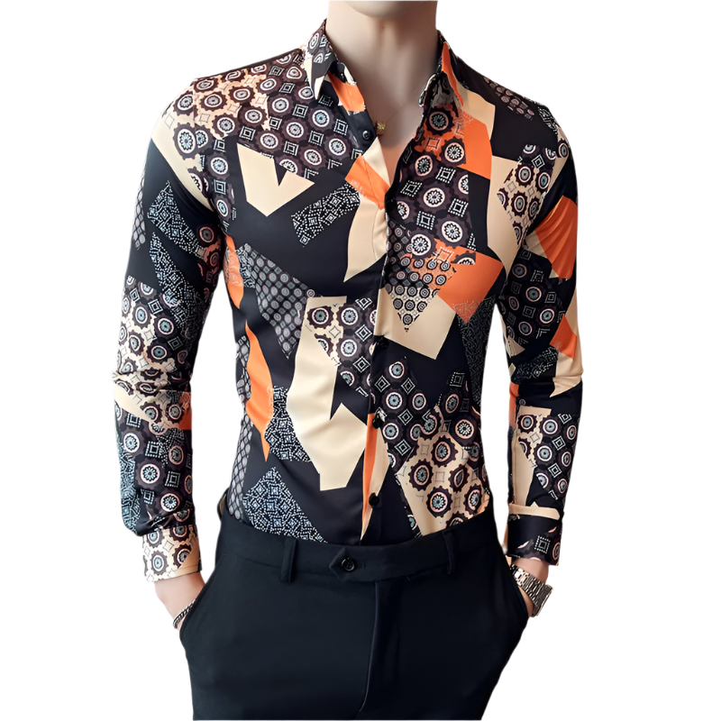 Jericho – Sleek Men’s Long Sleeve Shirt