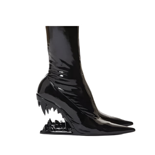 Giselle – Elegant Women’s Ankle Boots with Unique Heel