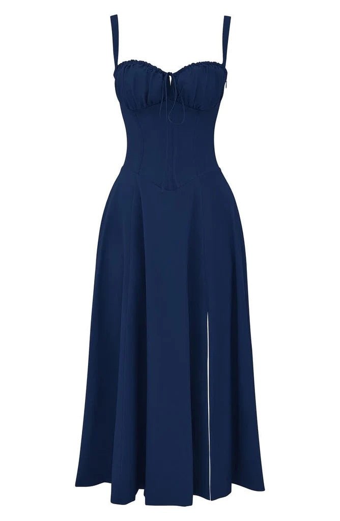 Giulia – Vibrant Floral Women's Bustier Dress