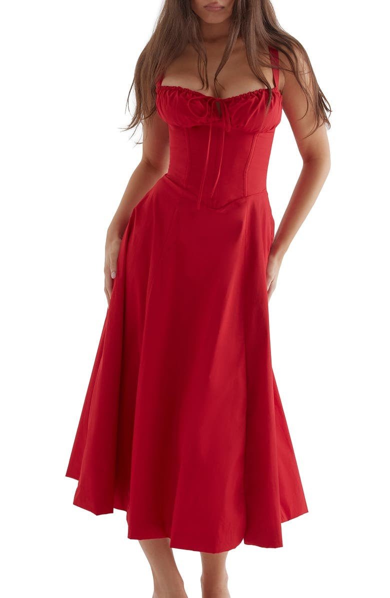 Giulia – Vibrant Floral Women's Bustier Dress
