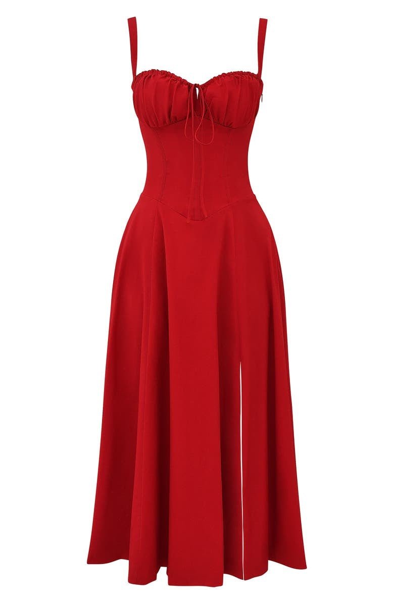 Giulia – Vibrant Floral Women's Bustier Dress