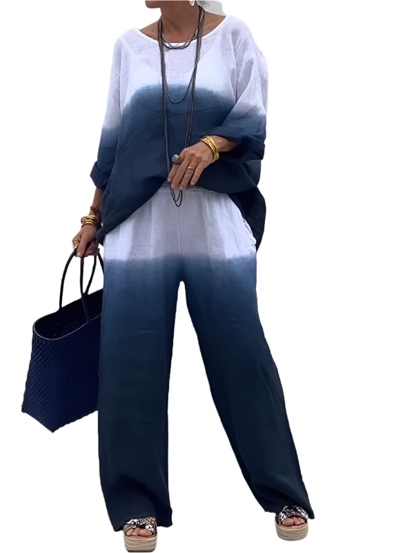 Sophia – Luxe Cotton and Linen Two-Piece Set