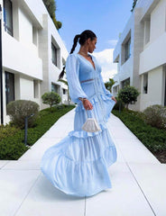 Camila – Elegant Long Sleeve Maxi Dress For Women