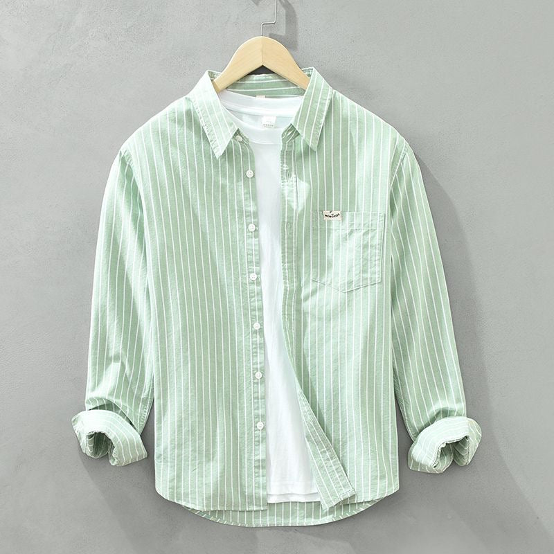 Emmanuel – Casual Men’s Striped Long Sleeve