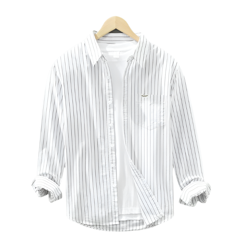 Emmanuel – Casual Men’s Striped Long Sleeve