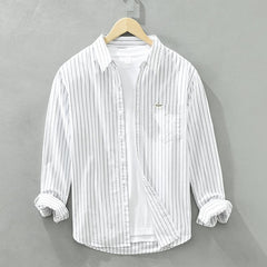 Emmanuel – Casual Men’s Striped Long Sleeve