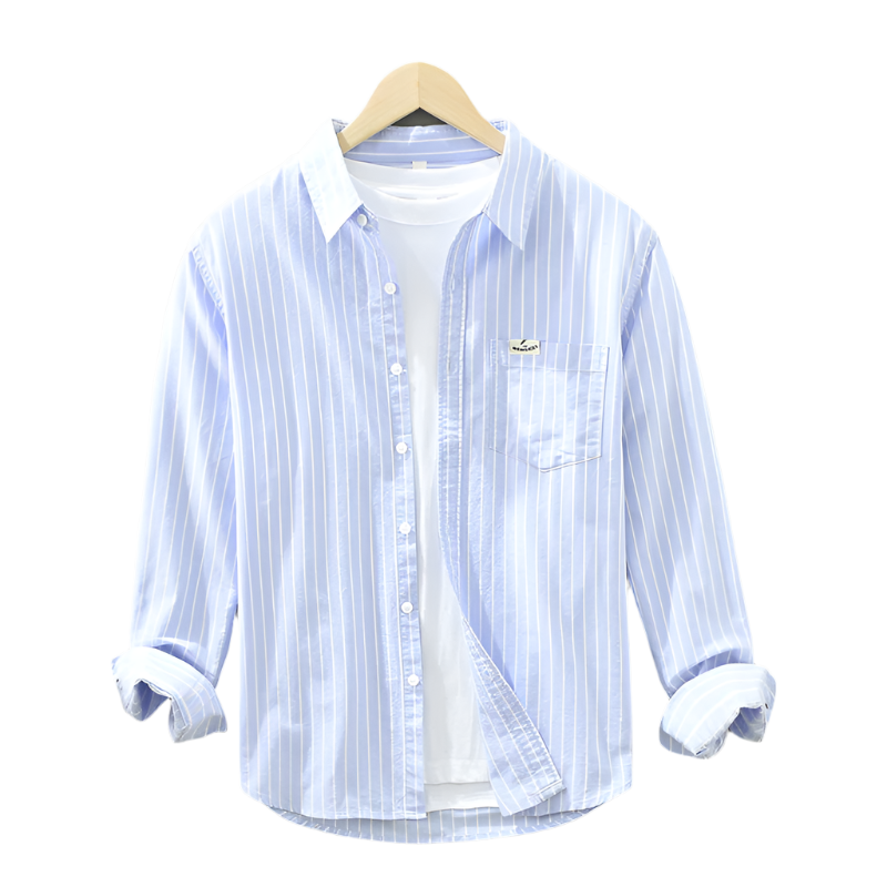 Emmanuel – Casual Men’s Striped Long Sleeve