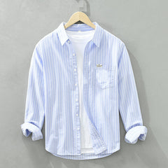 Emmanuel – Casual Men’s Striped Long Sleeve