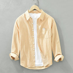 Emmanuel – Casual Men’s Striped Long Sleeve