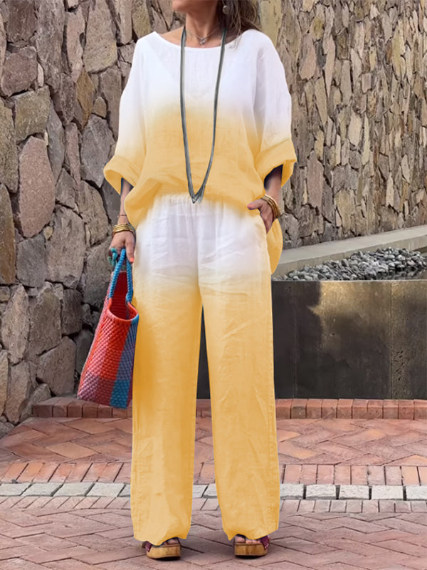 Sophia – Luxe Cotton and Linen Two-Piece Set