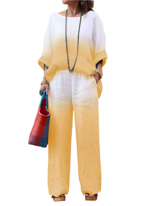 Sophia – Luxe Cotton and Linen Two-Piece Set