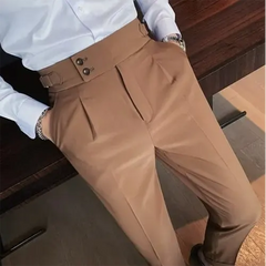 Kayson - High-Waisted Formal Pants for Men