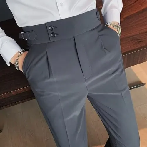 Kayson - High-Waisted Formal Pants for Men