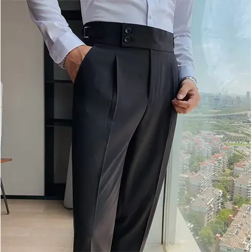 Kayson - High-Waisted Formal Pants for Men