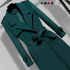 Celine – Stylish Korean Slim-Fit Trenchcoat for Women