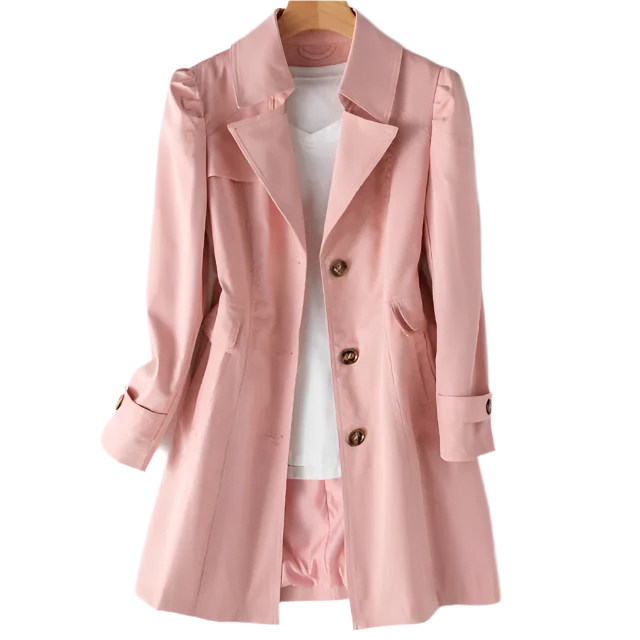 Lyna – Effortlessly Chic Women’s Relaxed Trench Coat