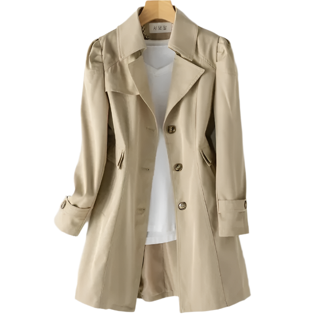 Lyna – Effortlessly Chic Women’s Relaxed Trench Coat