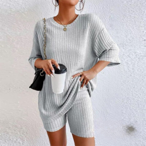 Sofia – Soft Rib-Knit Women's Lounge Set