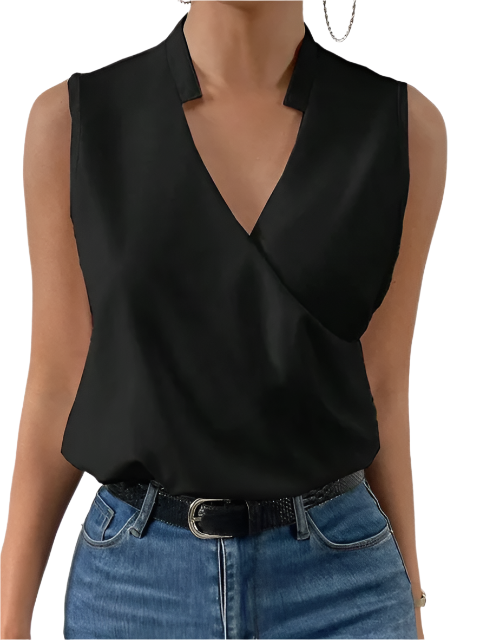Céleste – Luxurious Women's Sleeveless Shirt
