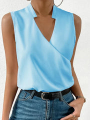 Céleste – Luxurious Women's Sleeveless Shirt