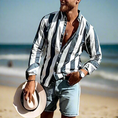 Chad – Airy Men’s Striped Casual Shirt