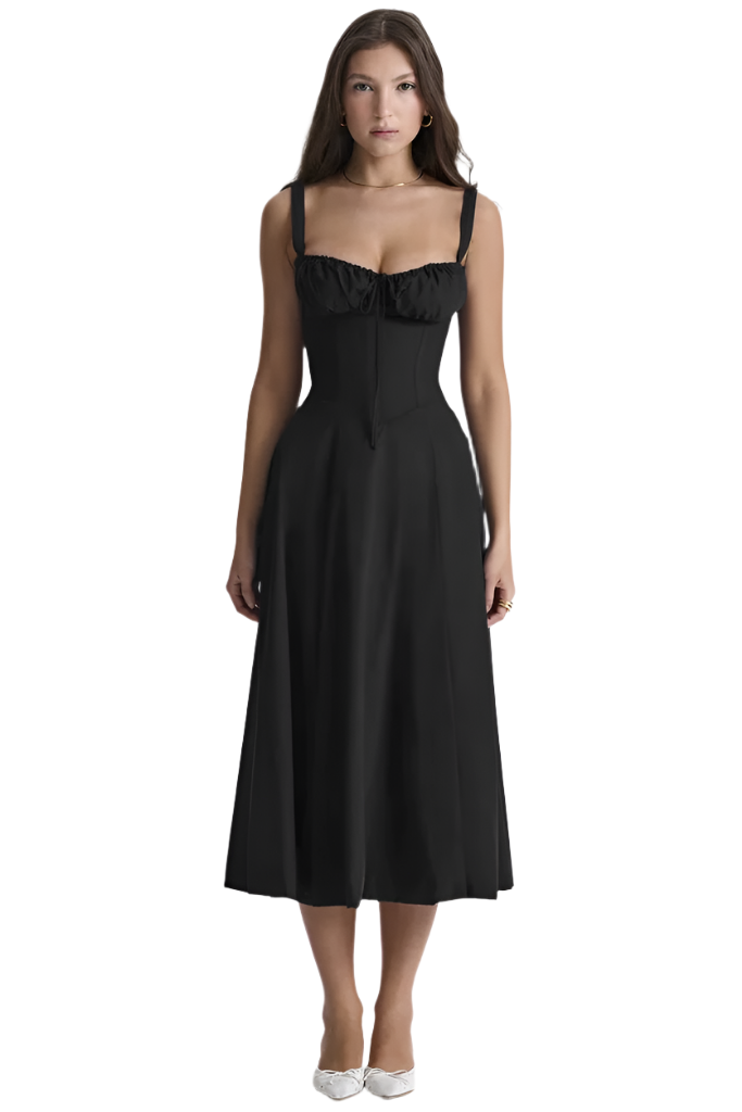 Giulia – Vibrant Floral Women's Bustier Dress