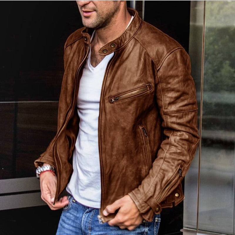 Ryan – Versatile Leather Jacket for Men